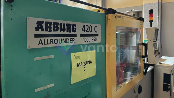 ARBURG 420 C ALLROUNDER 1000 – 350 100t injection molding machine (2000) id10960